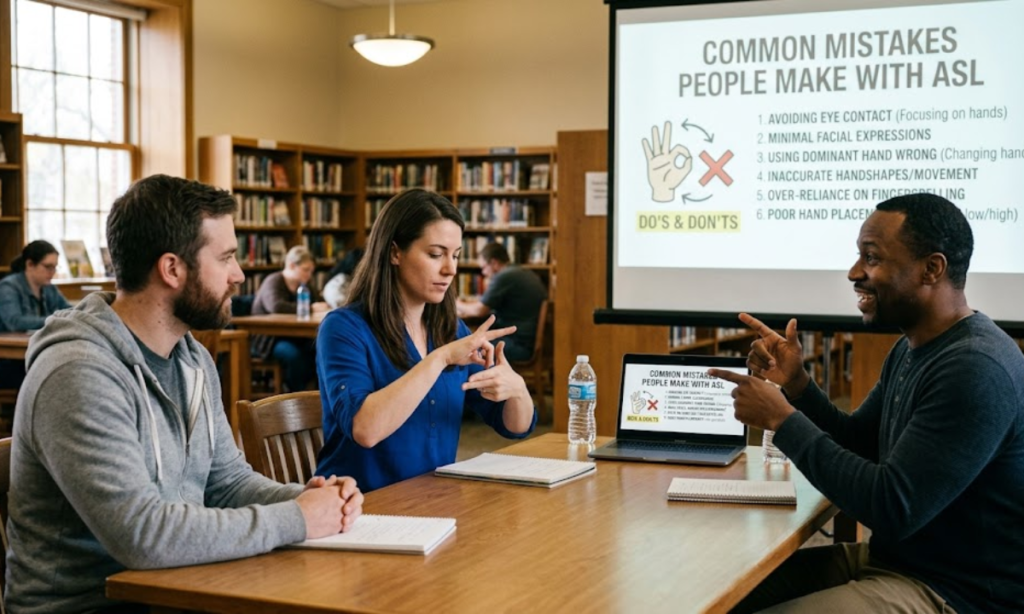 Common Mistakes People Make With ASL