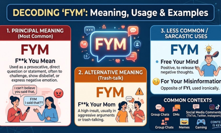FYM Meaning in Text