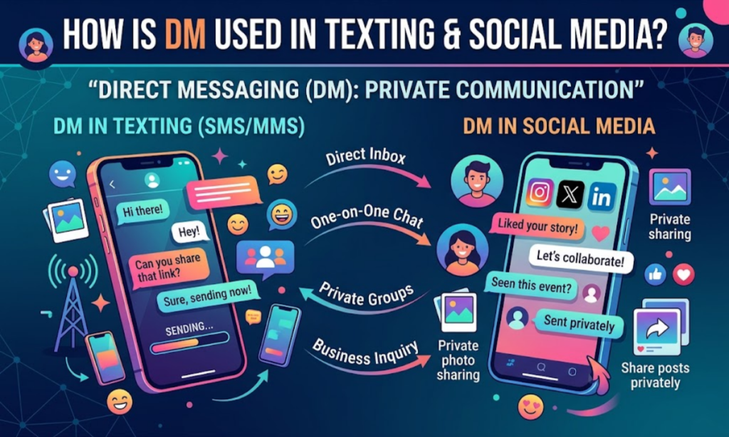 How Is DM Used in Texting and Social Media