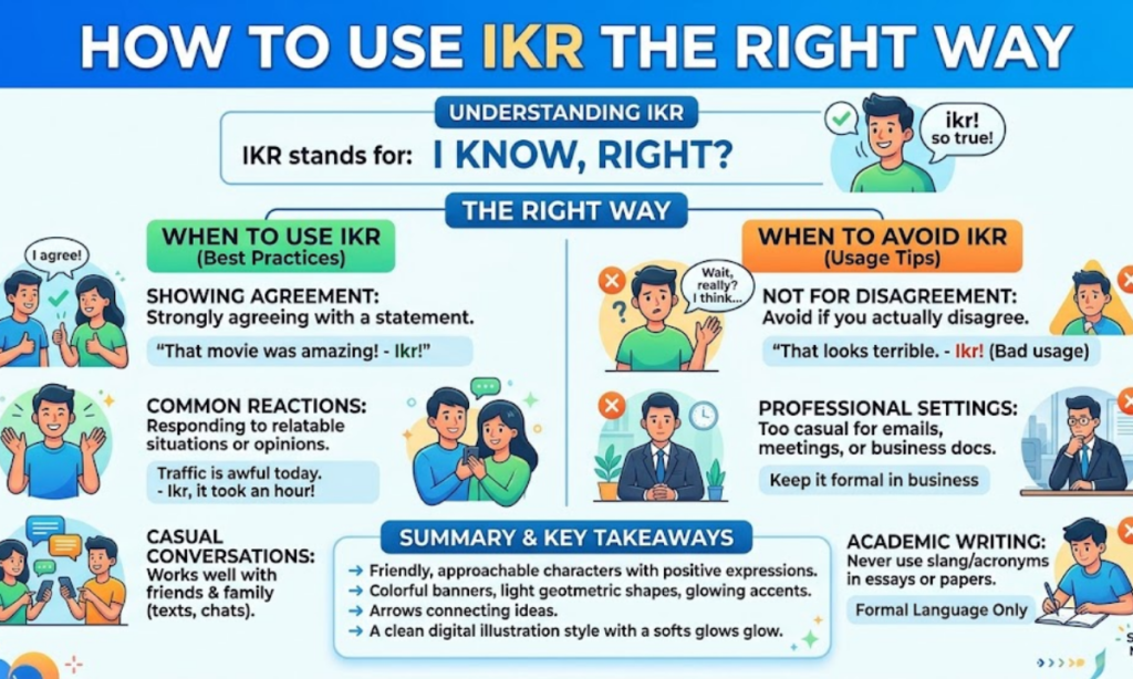 How to Use IKR the Right Way