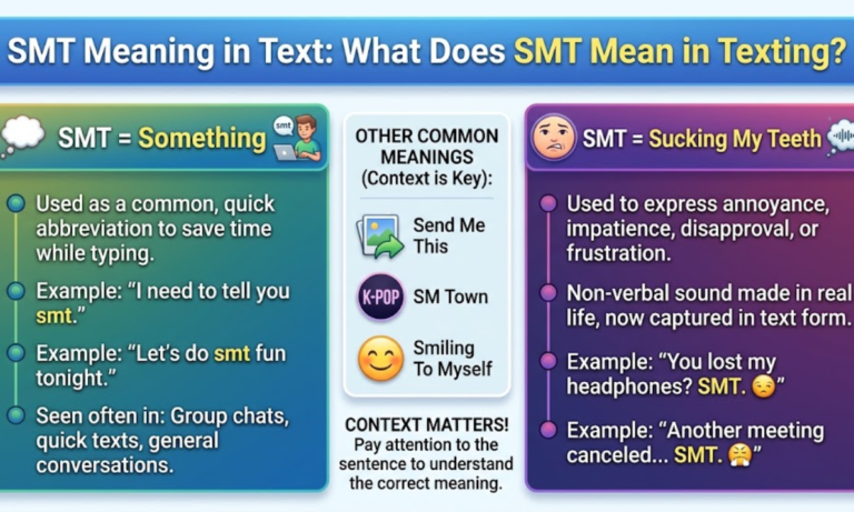 SMT Meaning in Text What Does SMT Mean in Texting