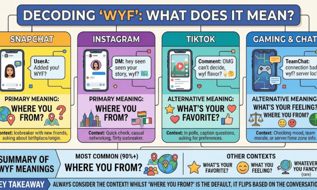 WYF Meaning on Different Platforms