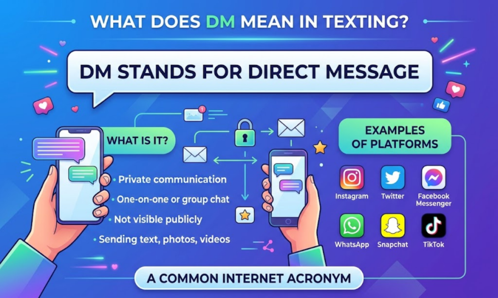 What Does DM Mean in Texting