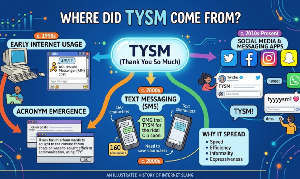 Where Did TYSM Come From