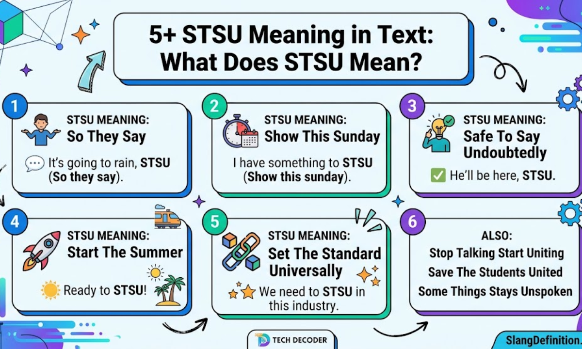 5+ STSU Meaning in Text What Does STSU Mean