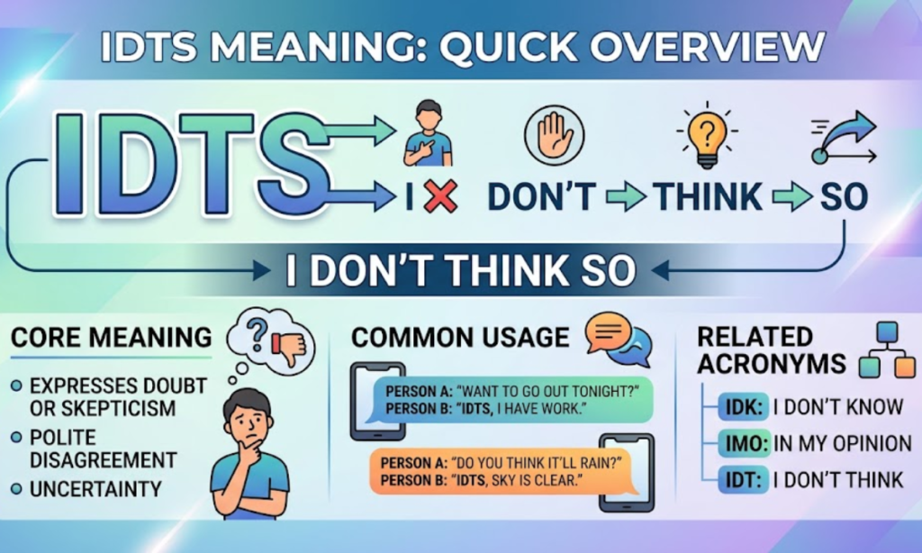 IDTS Meaning Quick Overview