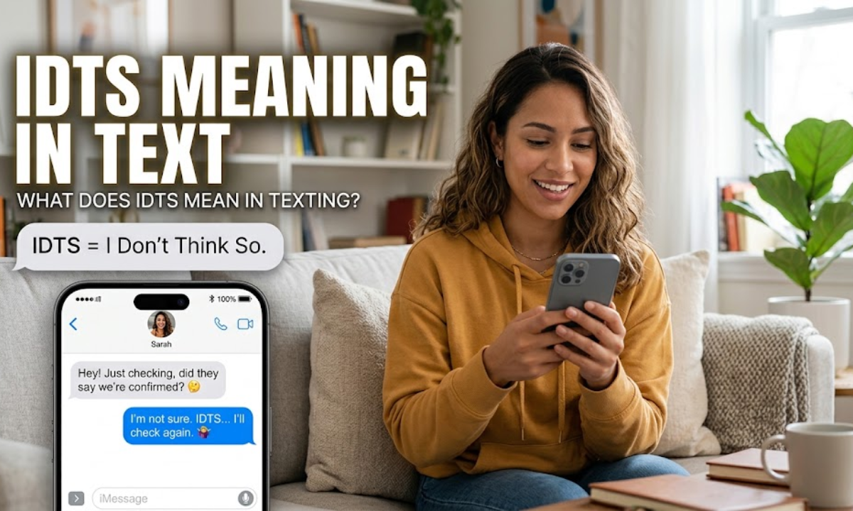 IDTS Meaning in Text What Does IDTS Mean in Texting