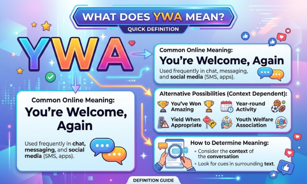 What Does YWA Mean Quick Definition